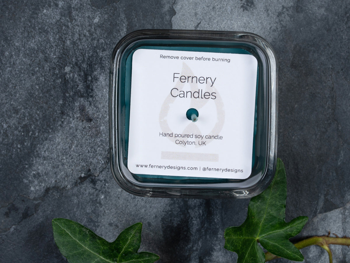 Custom Printed Square Candle Dust Covers — Fernery Designs