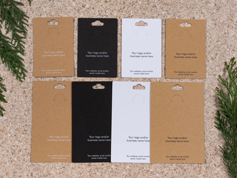 Large Blank Keyring Display Cards — fernerydesigns.com